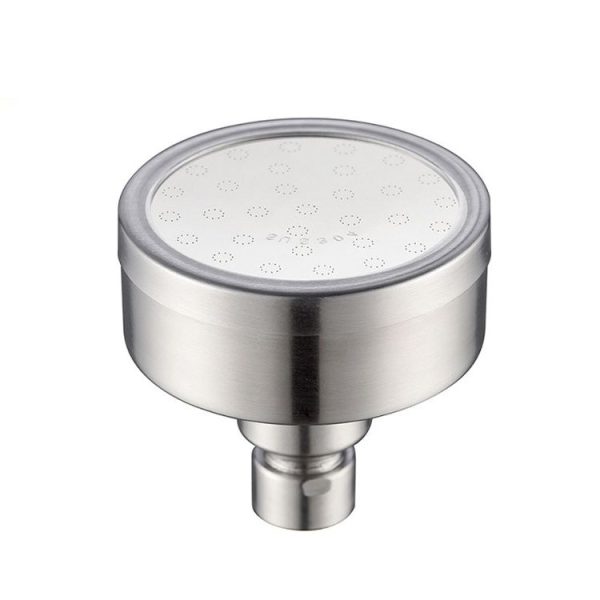Removable and Washable 304 Stainless Steel Round Pressurized Top Spray Shower Head, Size: 80mm (Silver)