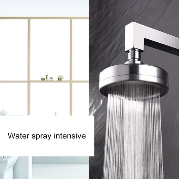 Removable and Washable 304 Stainless Steel Round Pressurized Top Spray Shower Head, Size: 118mm (Silver) - Image 7
