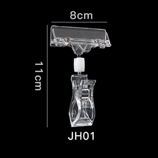 2pcs JH01 Pop Advertising Clip Supermarket Promotional Price Tag Price Tag, Size: 11cm x 8cm - Image 3
