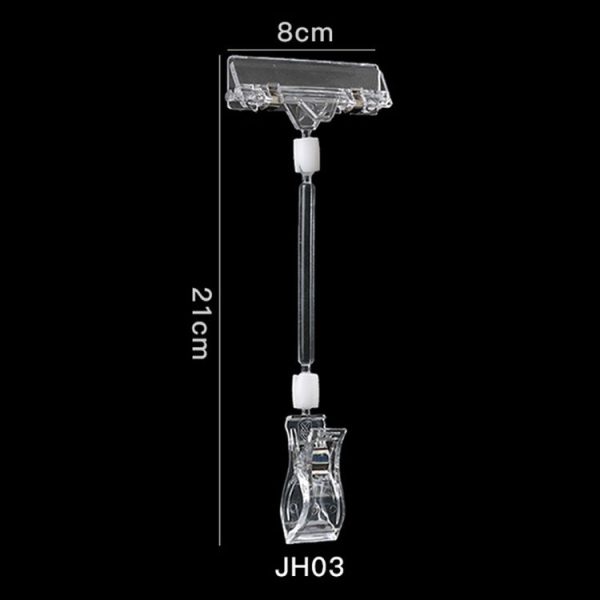 2pcs JH03 Pop Advertising Clip Supermarket Promotional Price Tag Price Tag, Size: 21cm x 8cm - Image 3