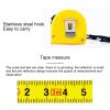Deli Retractable Ruler Measuring Tape Portable Pull Ruler Mini Tape Measure, Length: 5m - Image 4