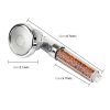 3 Settings Adjustable PC Negative Ions Shower Head, Size: Large, Interface: 2cm (Transparent) - Image 2