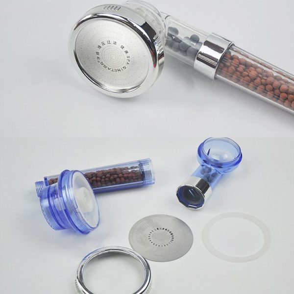 3 Settings Adjustable PC Negative Ions Shower Head, Size: Large, Interface: 2cm (Transparent) - Image 3