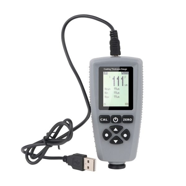 RZEC770 LCD Display Coating Paint Thickness Gauge Meter Tools (Grey) - Image 2
