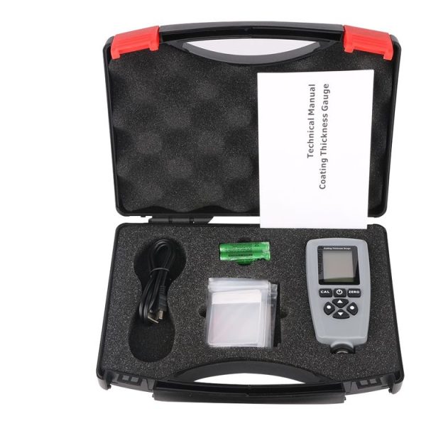 RZEC770 LCD Display Coating Paint Thickness Gauge Meter Tools (Grey) - Image 6
