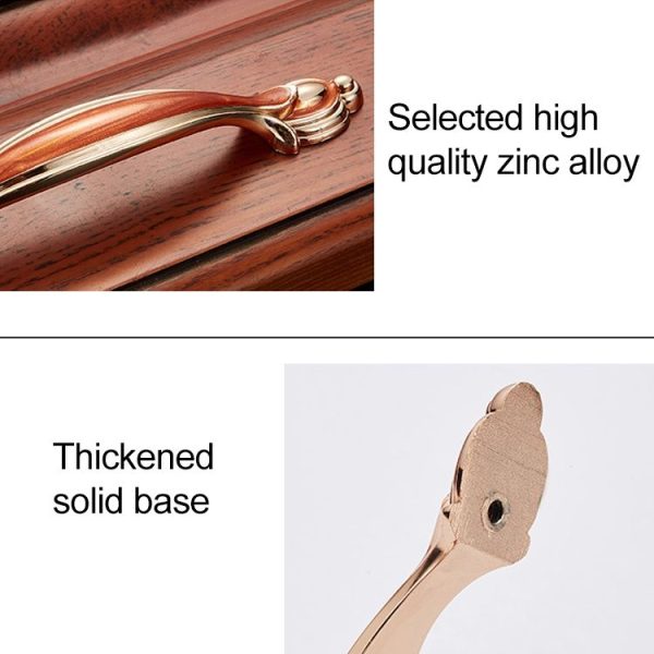 5 PCS 6606-96 White Amber Drawer Cabinet Door Single Hole Handle - Image 3