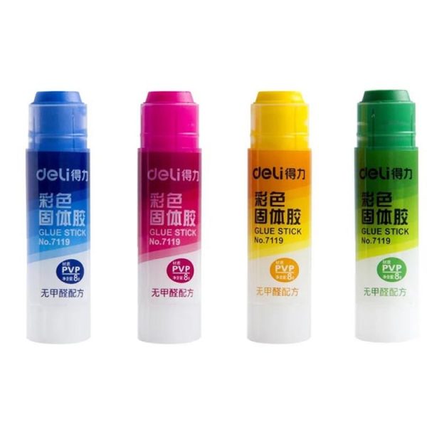 2 PCS School Supplies Solid Glue High Viscosity Color Without Formaldehyde Solid Glue, Random Color Delivery - Image 2