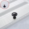 5 PCS 6510-Single Matte Black Drawer Cabinet Door Single Grain Single Processor Handle - Image 2