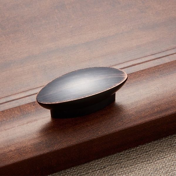 3 PCS 6611-32 Black Red Ancient ORB American Style Drawer Cabinet Door Handle - Image 2