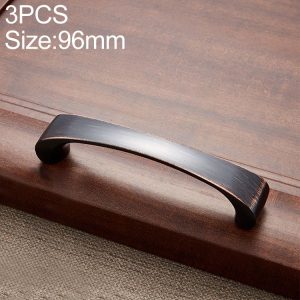 3 PCS 6616-96 Black Red Ancient ORB American Style Drawer Cabinet Door Handle