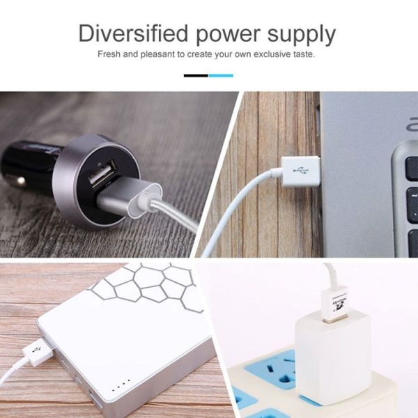 Creative Mini Hanging Neck Type Fan Outdoor LED Fan (Black) - Image 9
