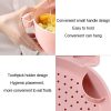 Kitchen Double Layer Fruit Bowl Washing Basket Lazy Bracket Snack Nuts Bowl (Blue) - Image 4