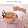 Kitchen Double Layer Fruit Bowl Washing Basket Lazy Bracket Snack Nuts Bowl (Blue) - Image 8