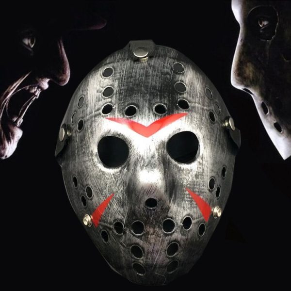 Halloween Party Cool Thicken Jason Mask (Silver)
