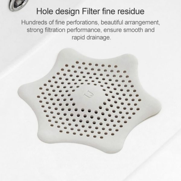 Original Xiaomi Youpin jordan & judy Silicone Filter Sundries Cleaning Strong Adsorption Easily Clean Fine Eyelet Sink Strainer - Image 5