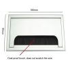 8x16cm Desk Dustproof Aluminum Wire Box Threading Box with Brush - Image 4