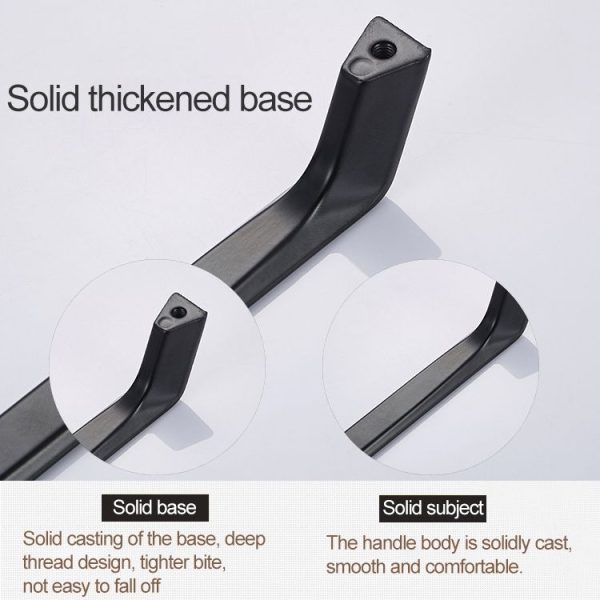 2 PCS 9008_224 Simple Black Drawer Cabinet Handle - Image 5