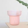 DC 5V 1A Columnar Household Quiet Fog Volume Desktop Air Humidifier Aromatherapy Machine with Colorful Lights, Capacity: 200mL (Pink)
