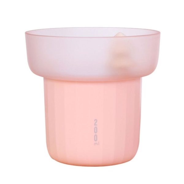 DC 5V 1A Columnar Household Quiet Fog Volume Desktop Air Humidifier Aromatherapy Machine with Colorful Lights, Capacity: 200mL (Pink) - Image 2