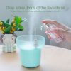 DC 5V 1A Columnar Household Quiet Fog Volume Desktop Air Humidifier Aromatherapy Machine with Colorful Lights, Capacity: 200mL (Pink) - Image 7
