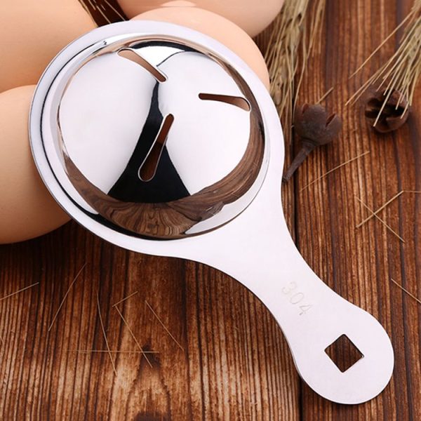 SSGP Stainless Steel Egg Yolk Separator Protein Dividers Spoon with Logo - Image 6