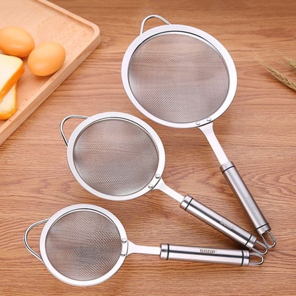 SSGP Stainless Steel Filter Fine Mesh Strainer Juice Colander, Length: 30.5cm - Image 10