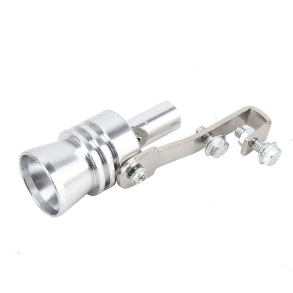 Universal Aluminum Turbo Sound Exhaust Muffler Pipe Whistle Car Simulator Whistler, Size: L - Image 2