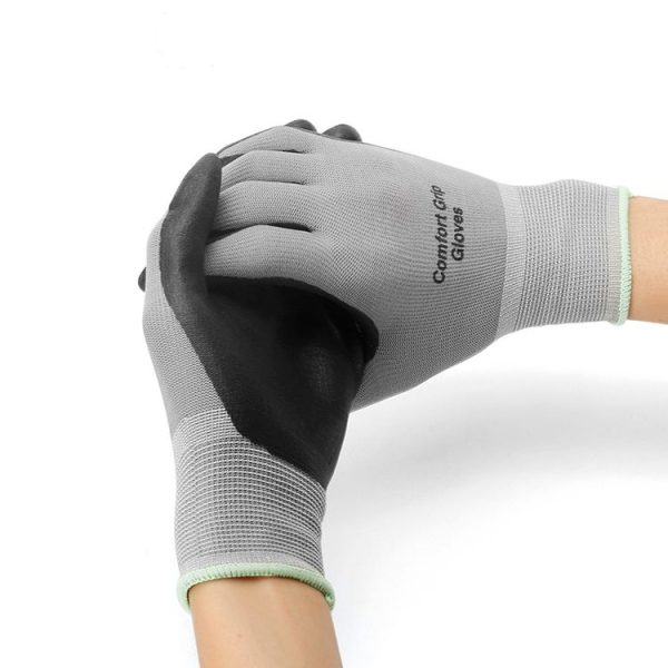 Comfortable Non-slip Wear-resistant Nitrile Rubber Electrician Working Gloves, Size: L - Image 4