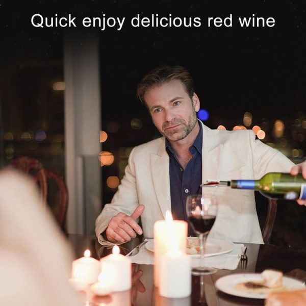 Original Xiaomi Youpin CIRCLE JOY Stainless Steel Portable Essential Aerating Oxygenating Wine Pourer Decanter - Image 9
