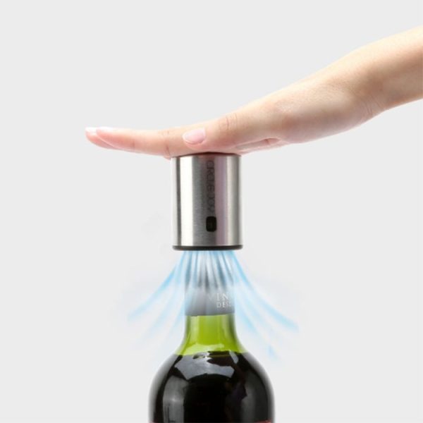 Original Xiaomi Youpin Circle Joy Stainless Steel Vacuum Memory Wine Stopper - Image 7