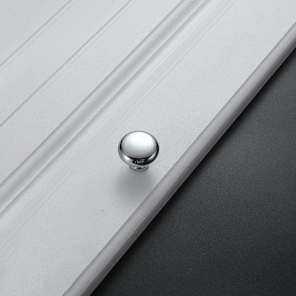 5 PCS 4203-Single Bright Chrome Drawer Cabinet Door Modern Simple American Style Handle - Image 2
