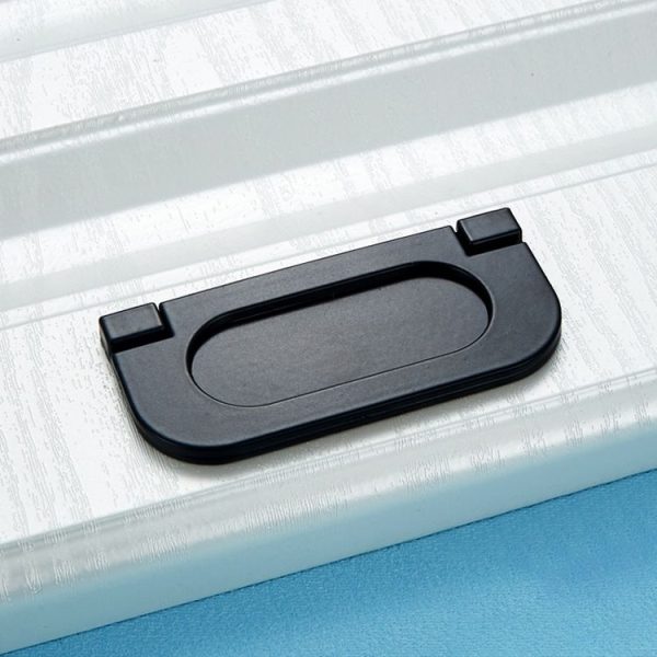 5 PCS 1052-64 Drawer Cabinet Door Modern Simple Flat Handle (Black) - Image 2