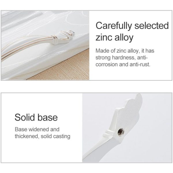 5 PCS 6543-96K Gold Porcelain White Modern Shoe Cabinet Wine Cabinet Handle - Image 3