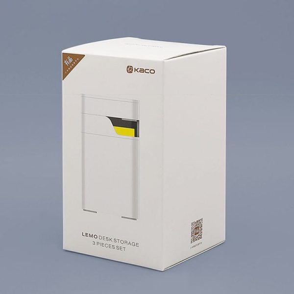 Original Xiaomi Youpin LEMO Desktop Storage Box (White) - Image 6
