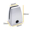 2 PCS Space Aluminum Alloy Desk Screen Clamps Screen Baffle (Black) - Image 4