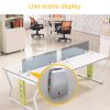 2 PCS Space Aluminum Alloy Desk Screen Clamps Screen Baffle (Black) - Image 7