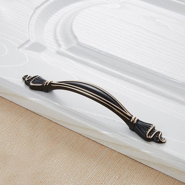 3 PCS 6543-128 Fuji Black Modern Shoe Cabinet Wine Cabinet Handle - Image 2