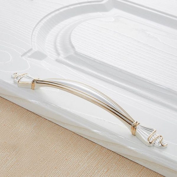 3 PCS 6543-128 Gold + Silver Modern Shoe Cabinet Wine Cabinet Handle - Image 2