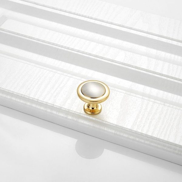 4003-single Double Gold Zinc Alloy Cabinet Drawer Door Handle - Image 2