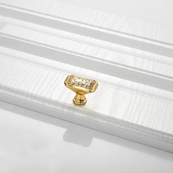 5 PCS 4086-single Double Gold Zinc Alloy Cabinet Drawer Door Handle - Image 2