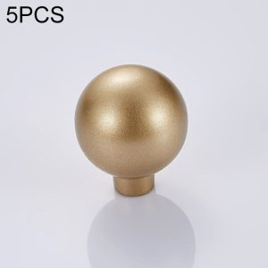 5 PCS 8010 Modern Simple Cabinet Door Handle Drawer Wardrobe Zinc Alloy Handle (Gold)