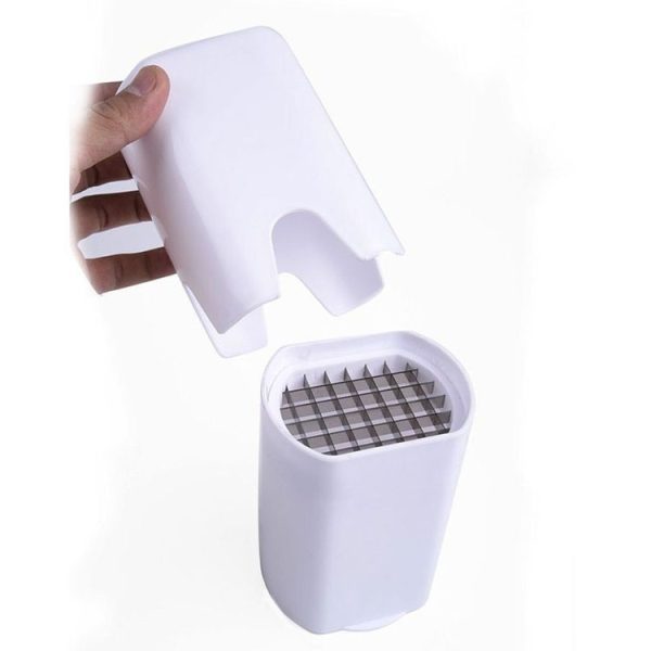 Kitchen Gadget Multi-function Potato Slicer (White) - Image 3
