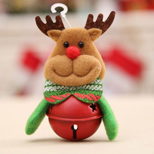 Christmas Tree Doll Bell Christmas Pendants Decorations, Random Style Delivery, Size: 11*7cm - Image 2