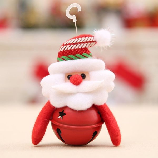 Christmas Tree Doll Bell Christmas Pendants Decorations, Random Style Delivery, Size: 11*7cm - Image 4