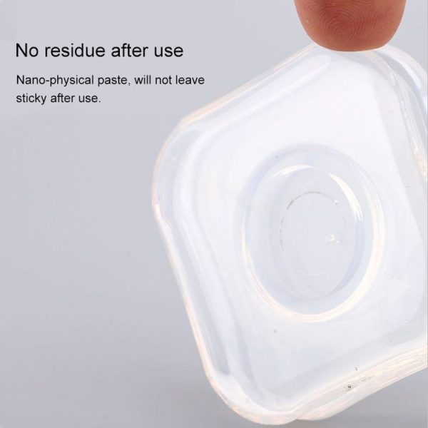 Circle Shape Portable Washable Free Stickers Mobile Phone Holder - Image 3