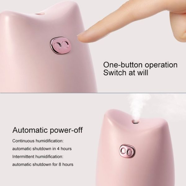 WT-H13 Muzzy Pig Atomizing Humidifier with Colorful Night Lights, Water Tank Capacity: 270mL (Blue) - Image 4