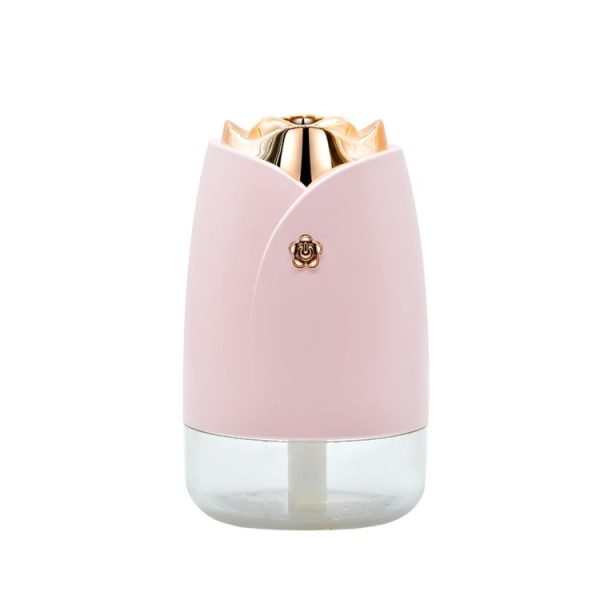WT-H19 Rose Atomizing Humidifier with Colorful Night Lights, Water Tank Capacity: 230mL (Pink) - Image 2
