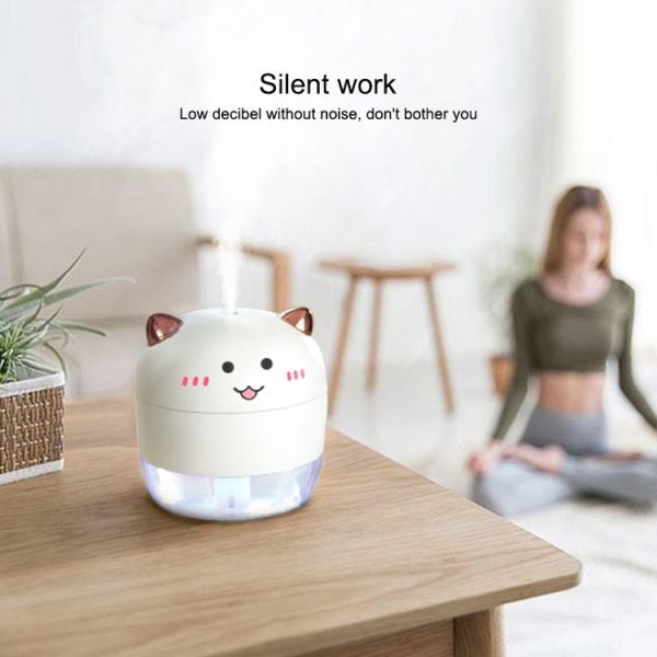 WT-H21 Angel Atomizing Humidifier with Colorful Night Lights, Water Tank Capacity: 200mL (White) - Image 12