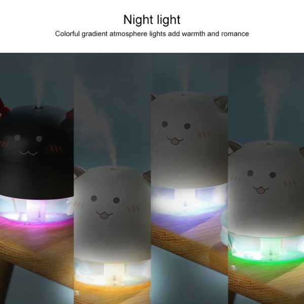 WT-H21 Angel Atomizing Humidifier with Colorful Night Lights, Water Tank Capacity: 200mL (White) - Image 6