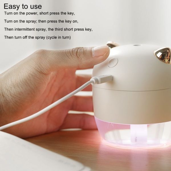 WT-H21 Angel Atomizing Humidifier with Colorful Night Lights, Water Tank Capacity: 200mL (White) - Image 9